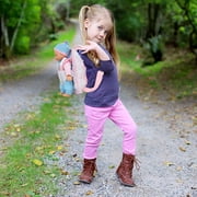 Dolls To Play 13in Soft Baby Doll with Pink Backpack Carrier, Lifelike Weighted Body, Machine Washable, Ages 3+