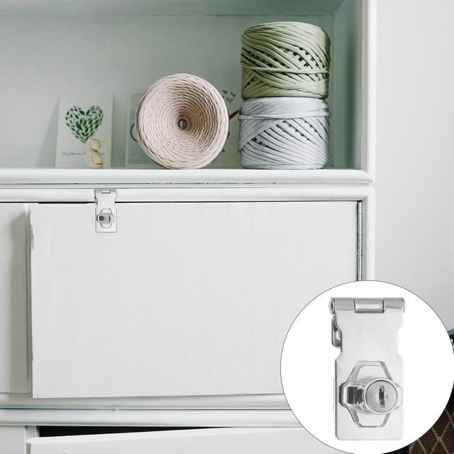 UPGRATOR 1 Set Lock Latch For Cabinets With Practical Design For Adults