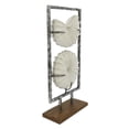 thumbnail image 4 of Ashland 16.25" Silver & White Floating Shells Tabletop Decor , Summer Home Decor, 4 of 4