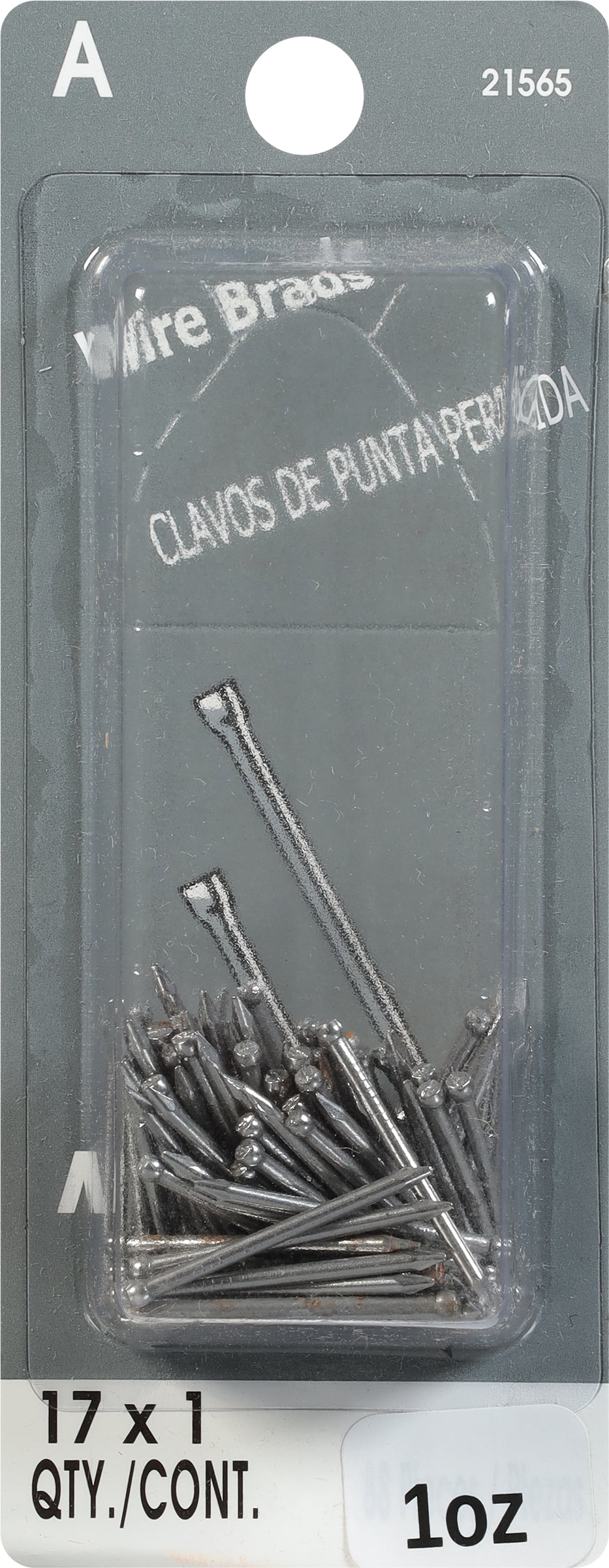 17 gauge x 1" Steel Wire Brads