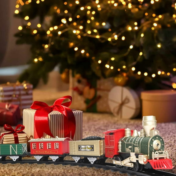 ToysYGift Toys for Girls Boys 3-6 Years Assembling Electrokinetic Trains Track Lights Music Christmas Gifts Children's Track Car Toys Christmas Gifts For Family Friend And Children