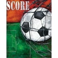 thumbnail image 2 of Knold, Donna 12x14 Black Ornate Wood Framed with Double Matting Museum Art Print Titled - Soccer, 2 of 4