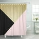 thumbnail image 1 of Cortina de Ducha Profesional ABPHQTO Chic Oro Negro Rosa Abstracto 160x180 cm, 1 of 1