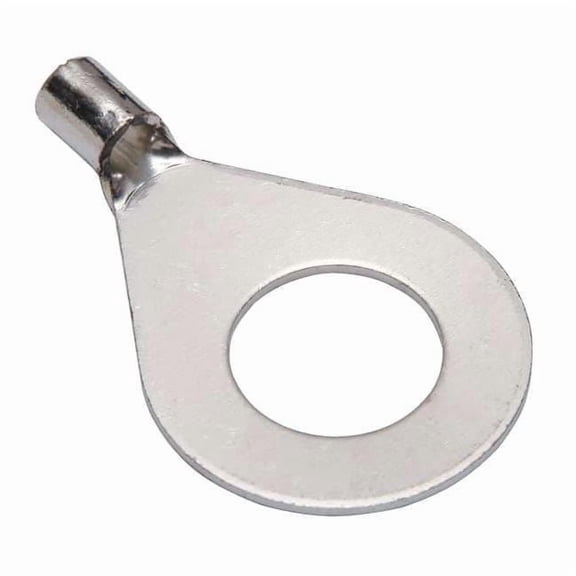 Burndy Ring Terminal,Bare,8 AWG,8 AWG,PK10 YAD8CM16E58