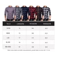 thumbnail image 4 of Camisa Manga Larga Cuadros Para Hombre Moda Slim Fit, 4 of 4