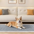 thumbnail image 4 of Vaukki Pet Couch Covers for Dogs Cats, Non Slip Geometric Jacquard Sofa Cover, Washable Furniture Protector, Pet Friendly Couch Slipcover, Gray, 4 of 9