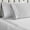 Chrome, variant on BNM Egyptian Cotton 850 Thread Count Bed Sheet Set, Twin XL, Ivory