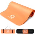 thumbnail image 1 of Primasole Thick Yoga Mat, 1/2-Inch Extra Thick NBR Mat with Enhanced Stability - Textured Design, Lightweight Mat with Carrying Strap & Case for Yoga, Pilates, Gym & Home Use (Multiple Colors), 1 of 7