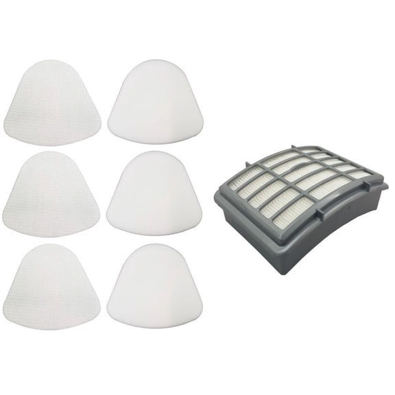 HEPA & 3 Foam Filter Kits for Shark Navigator NV356 NV356E