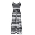 thumbnail image 3 of Puntoco Vestidos Mujer Verano Moda Mujer Verano Casual Estampado V-Cuello Camis Sin Mangas Chaleco Vestido Largo, 3 of 5