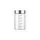 thumbnail image 2 of Vaso de zumo de vidrio de alto borosilicato con tapa de acero inoxidable - resistente al calor, boca ancha, transparente de 24 oz, resistente a fugas, reutilizable para zumos, batidos, para casa, 2 of 6