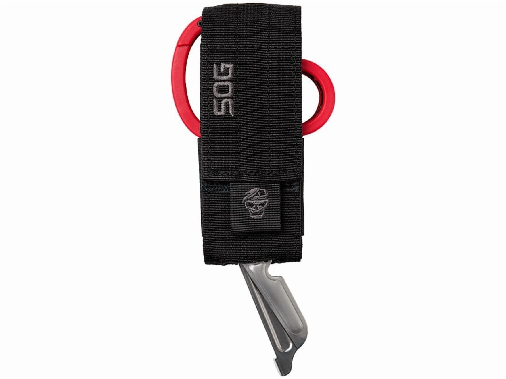 SOG Stainless Steel ParaShears- Multi-Tool with 11 Specialty Tools and Smooth Cutting Action in Red