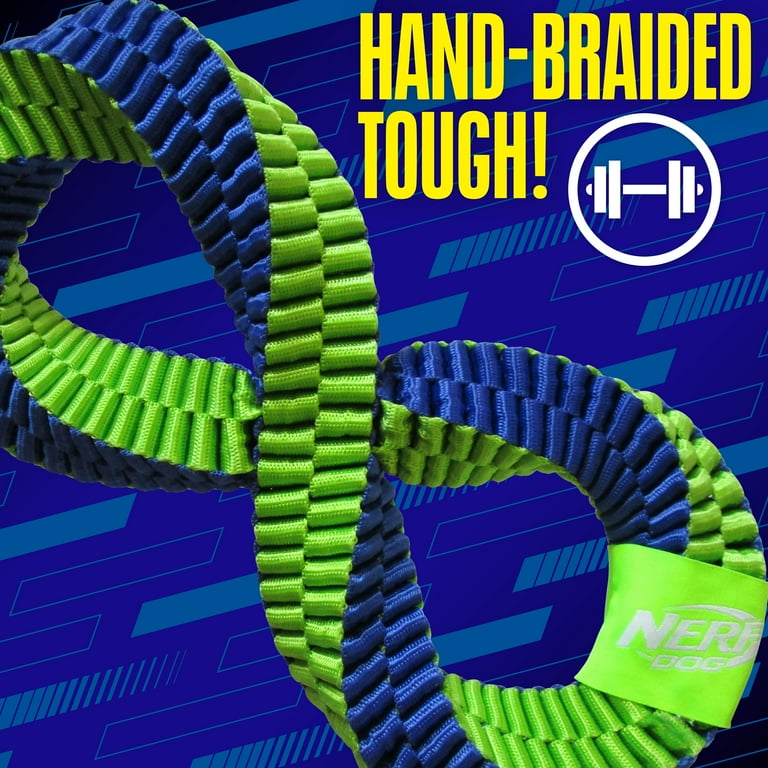 Nerf Dog Infinity Tuff Tug Toy, Braided Nylon photo 2