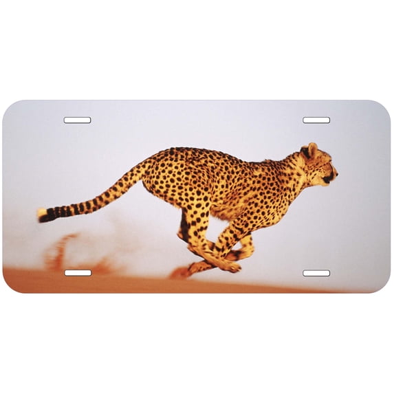 Leopard TAG06 Novelty Car Auto License Plate