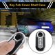 thumbnail image 2 of Funda de Llave de Coche de TPU Silicona en Negro y Plateado para Fiat 500 Cabrio/Nuova para Fiat 500C/500L/500X/600 - Funda de Control Remoto de 3 Botones, 2 of 6
