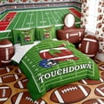 thumbnail image 2 of Erosebridal Football Letter Q Touchdown Twin Bedding Sets, Sport Bedding Comforter Set for Men and Boys, Reversible 7pcs, 2 of 6