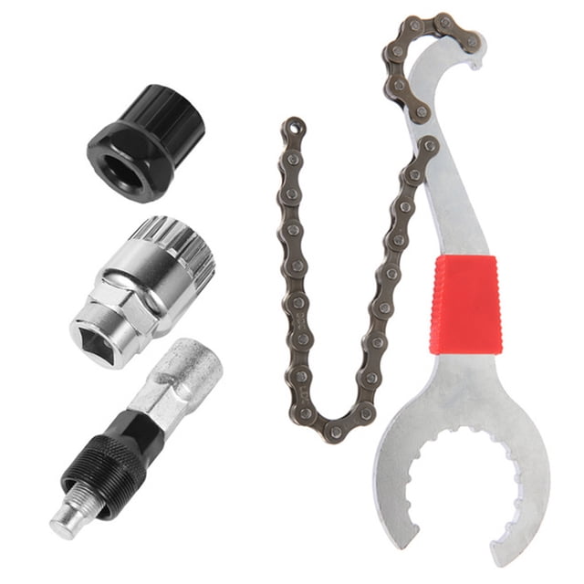 Soidarity Kit de herramientas de reparación de bicicletas de 4/5 Uds., rebanador de cadena para bicicletas de carretera, manga de soporte, extractor de Ciclismo conjunto 2 Soidarity OD000419-02