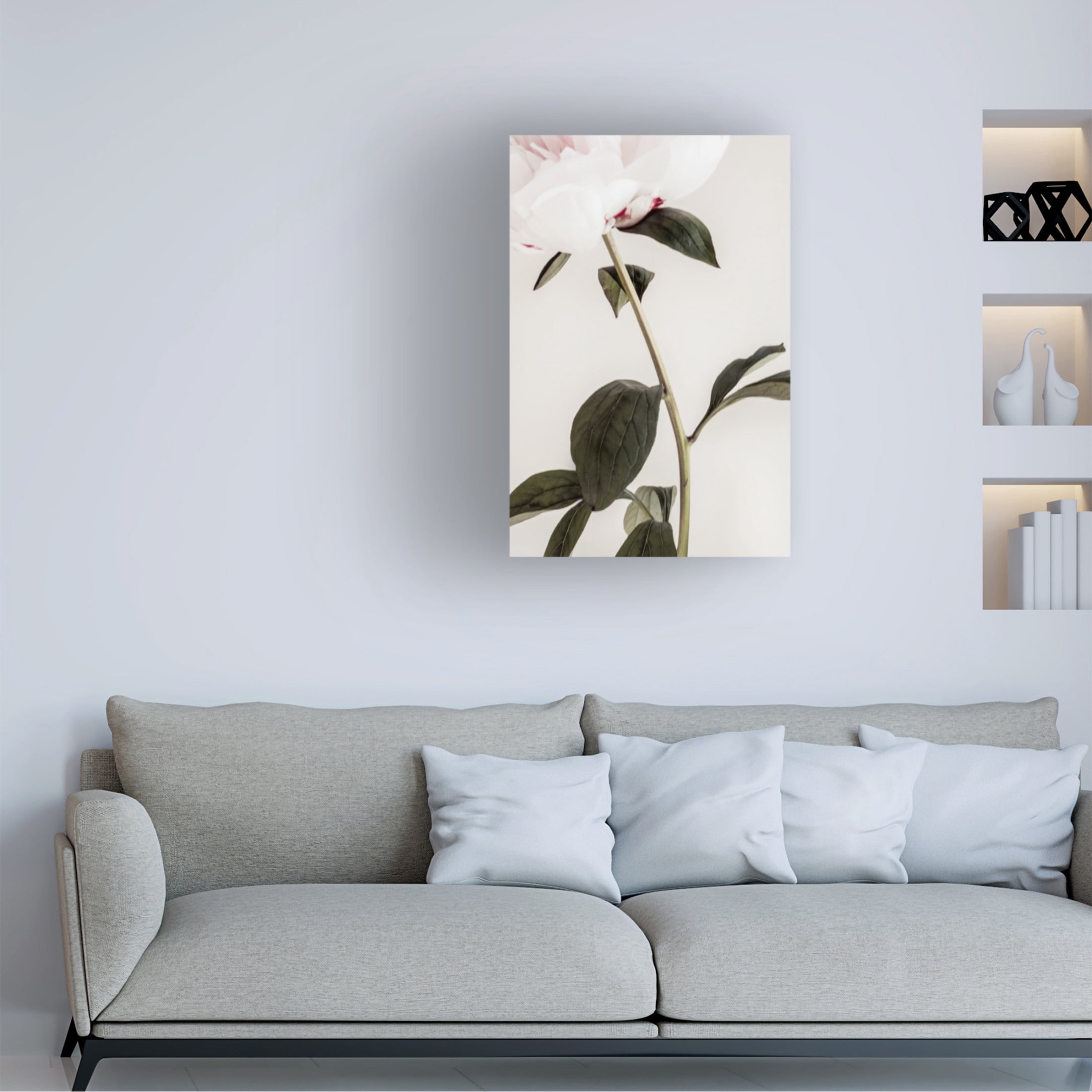 Pictufy Studio III 'Peony 9' Canvas Art - 22 x 32 Inches
