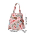thumbnail image 3 of onlyliua Japanese-Style Insulated Bento Lunch Bag Portable Thermal Food Tote Lightweight Reusable School Office Picnic Cooler Compact Design Easy-Clean Thermal Carrier, 3 of 8