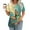Style 03, variant on T-Shirts for Women Short Sleeve Fashion Print Plus Size Shirts Summer Clothing Tops Women's New Round Neck Pullover Chest Pleated Casual Top