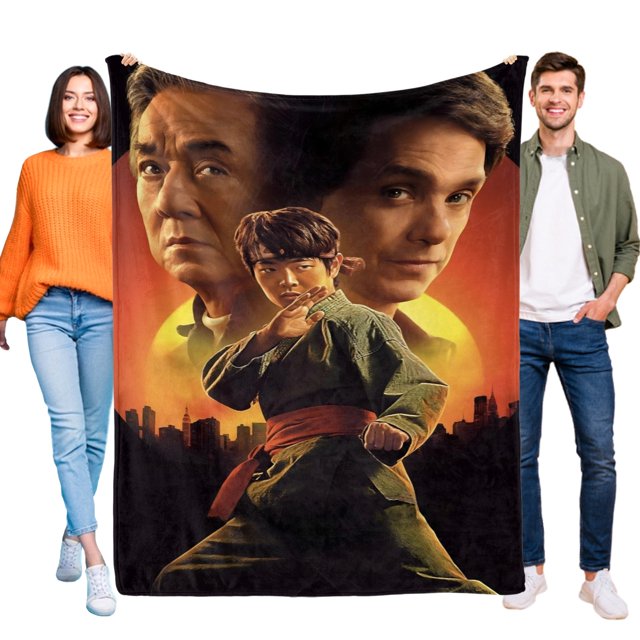 Leyendas de los Niños del Karate anti-pilling, suave, ligera, esponjosa y acogedora de lujo para hogar y cocina – Perfecta para niños y adultos,130X150cm