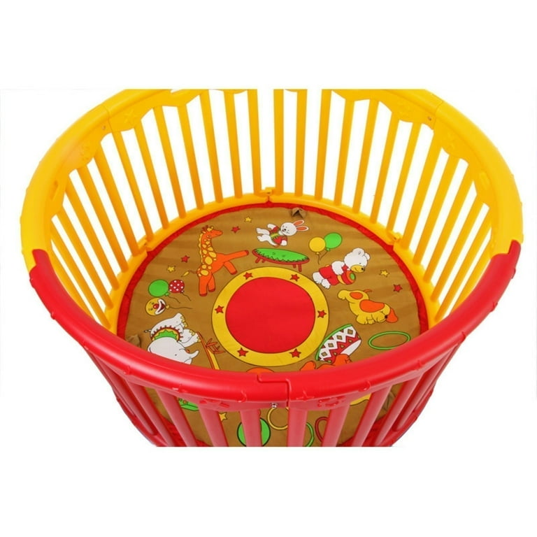 Dream On Me Circular Playard Red Yellow Walmart