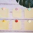 thumbnail image 2 of 30 Pcs Decorative Thumb Tacks Flower Shape Push Pins Office Supplies Replaceable Colorful, 2 of 6