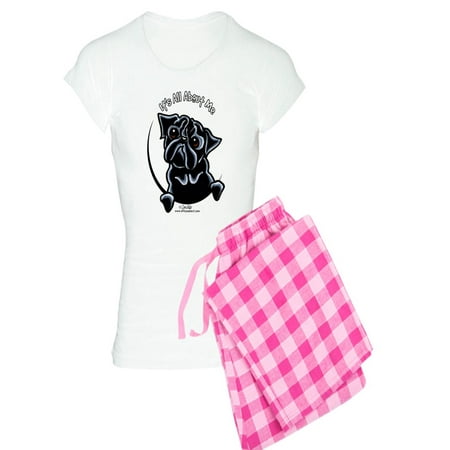 

CafePress - Black Pug IAAM - Women s Light Pajamas