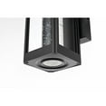 thumbnail image 4 of Elegant Lighting Amaris 10 inch LED Outdoor Wall sconce in Black, 4 of 8