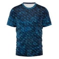 thumbnail image 4 of T-shirt d'Été Imprimé 3D Code Matrix Vert Tee Shirt Hommes Femmes Mode Manche Courte Tshirt Harajuku Cool Mode Urbaine Décontracté Hauts, 4 of 4