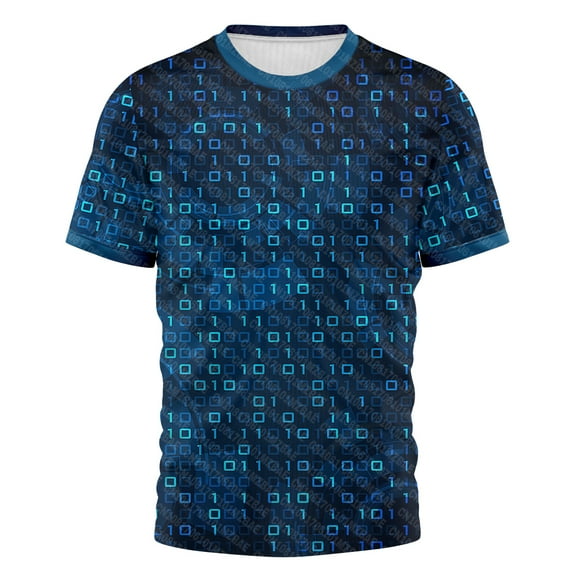 Summer 3D Printed T-shirt Green Matrix Code Tee Shirt Men Women Fashion Short Sleeve Tshirt Harajuku Cool Streetwear Casual Tops