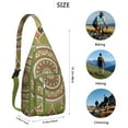 thumbnail image 3 of Waterproof Hiking Backpack Sling Bag for Women – Lightweight Crossbody Bag with Adjustable Strap, Multipurpose Chest Bag for Travel & Outdoor Adventures – Mandala Zen Geometric Design, 3 of 4