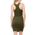 thumbnail image 4 of MixMatchy Women's Fitted Sleeveless Sexy Bodycon Round Neck Mini Dress, 4 of 7