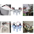 thumbnail image 4 of Smart Toilet Solenoid Valve Toilet Accessories Pulse Valve  Angle valves gasket Pressure reducing valve hand press, kick button switch Toilet accessories battery box Bistable Toilet Cover Flush Valve, 4 of 4