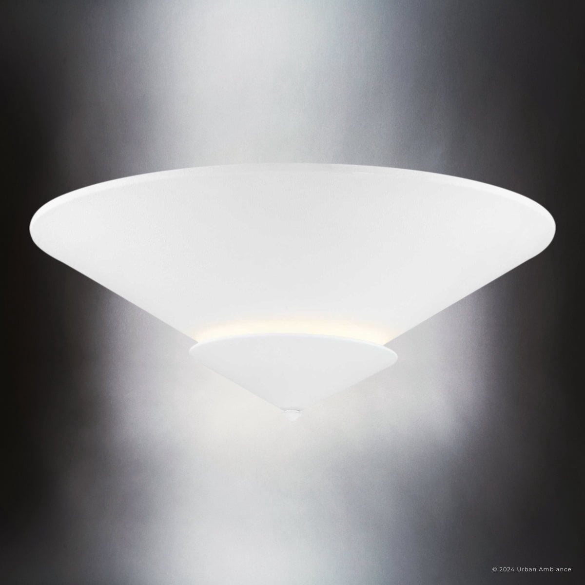 Luxury Modern Ceiling Light, White Plaster, UHP5050