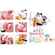 thumbnail image 5 of Masa no tóxica colorida para niños, juguete educativo con máquina para hacer fideos y helado, materiales seguros y no tóxicos para juegos creativos en restaurantes (29 piezas), 5 of 5