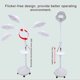 thumbnail image 5 of Lámpara De Aumento De Luz Fría LED Lupa 8X Altura Ajustable Ajuste Direccional De 360 ​​​​​​ Soporte Flexible Salón Tatuaje Belleza Luz ABS Metales Con Bandeja Y Ruedas, 5 of 7