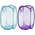thumbnail image 1 of Laundry Hamper, Folding Mesh Laundry Basket, 1 of 4