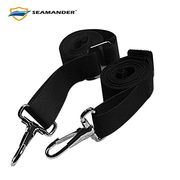 Seamander Bimini Top Straps,Pack of 2,Adjustable (Black)
