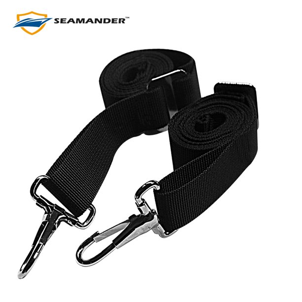 Seamander Bimini Top Straps,Pack of 2,Adjustable (Black)