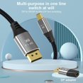 thumbnail image 3 of 8K 60Hz Adaptador DP Bidireccional Mini DP a DP Cable Multifuncional para HDTV PC, 3 of 3