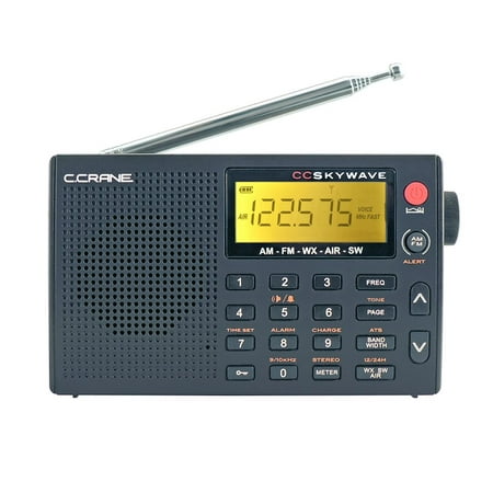C. Crane CC Skywave AM, FM, Shortwave, NOAA Weather and Airband Portable Travel (Best Portable Shortwave Radio 2019)
