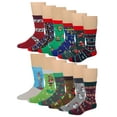 thumbnail image 6 of Different Touch Novelty Seasonal Christmas Holiday Socks with Gift Box ( 12 Pairs ), 6 of 6