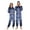 Kaleidoscopic, variant on 1-Pack Onesie Jumpsuits For Men&Women Winter One Piece Zipper Pajamas Playsuit Iridescent Rainbow