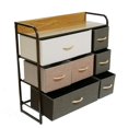 thumbnail image 4 of Nola Home Dresser Storage Organizer, Fabric Drawers Closet Shelves for Bedroom Bathroom with Fabric Bins for Clothing Blankets, 4 of 5