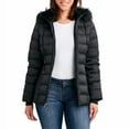 thumbnail image 3 of Nautica Ladies’ Size Large, Puffer Jacket Detachable Hood, Black, 3 of 4