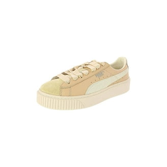 Puma Suede Platform Core Women's Shoes Oatmeal/Whisper White