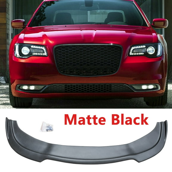 NINTE Front Bumper Lip for 2015-2022 Chrysler 300 RT Matte Black 1PCS