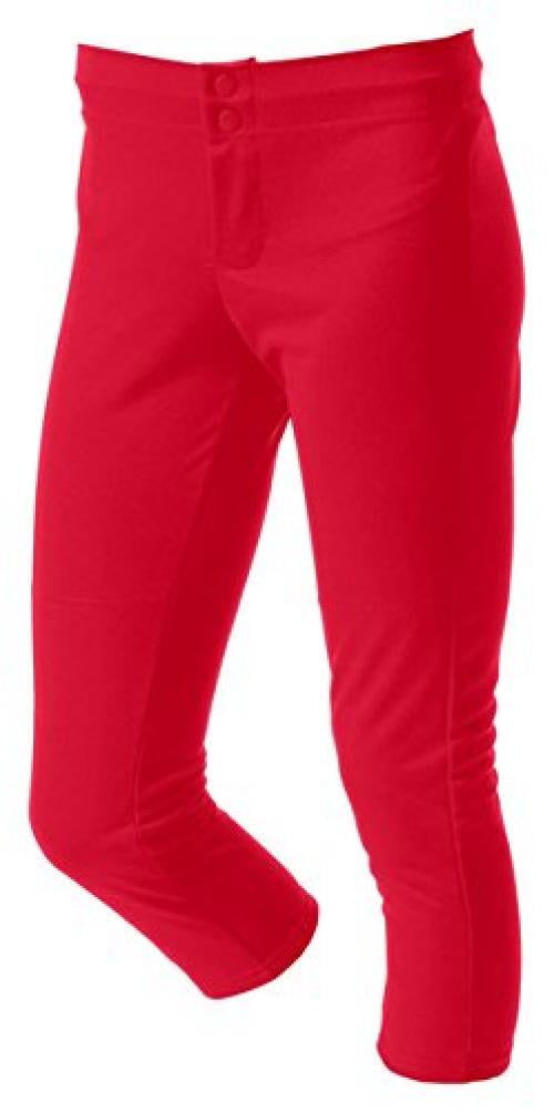 A4 NG6166 Girls Softball Pant Scarlet Red, Small