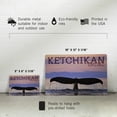 thumbnail image 5 of Ketchikan, Alaska, Whale and Sunset (12x18 Aluminum Art, Indoor Outdoor Metal Sign Decor), 5 of 5